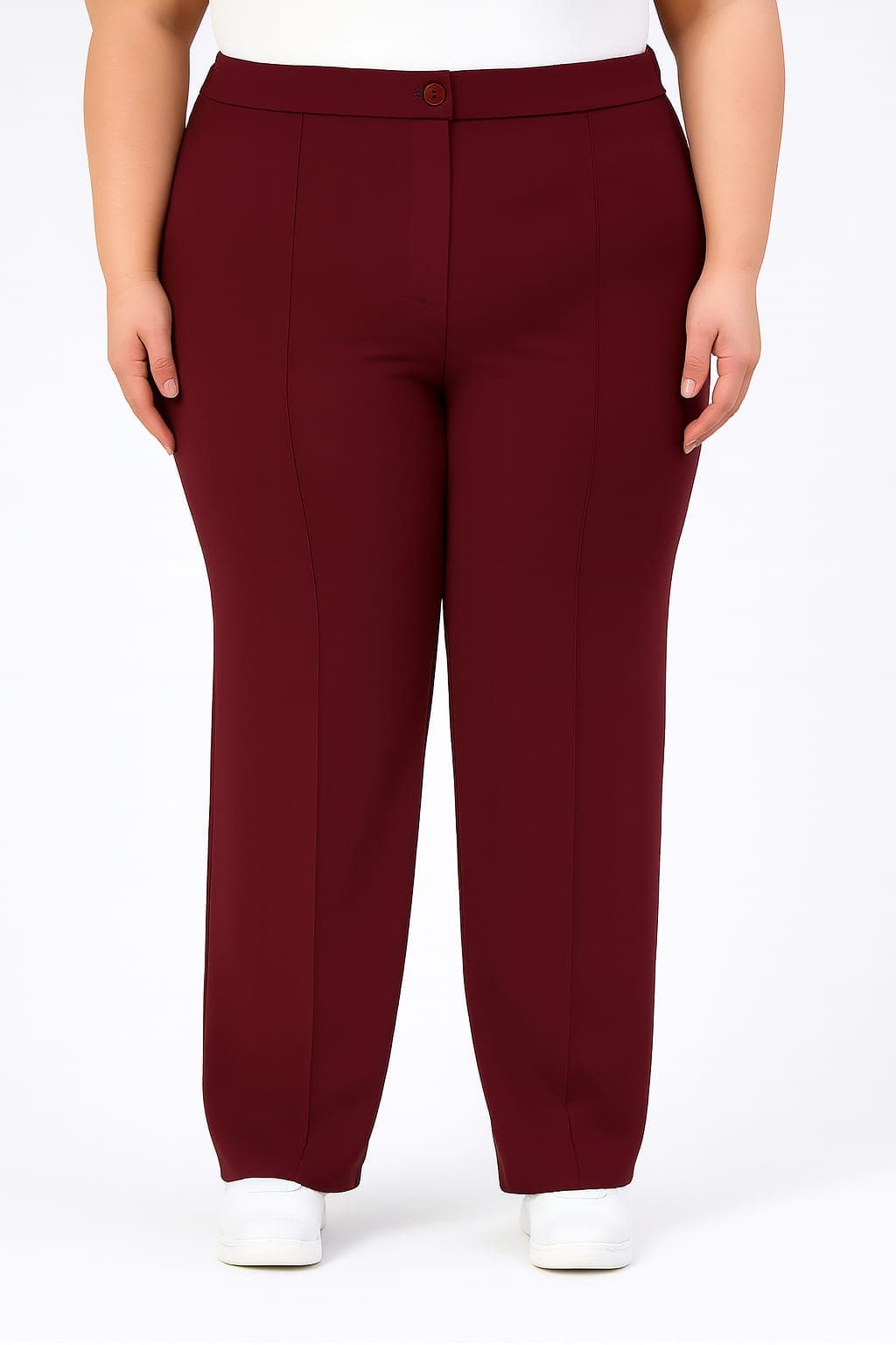 SPODNIE Z KANTEM PLUS SIZE SP322-34B